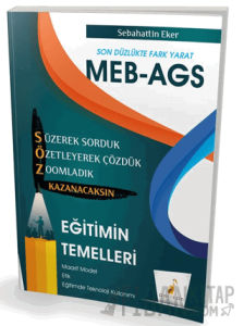 MEB - AGS Hazırlık Eğitimin Temelleri Söz Kazanacaksın Soru Bankası