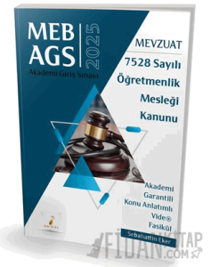 MEB - AGS Mevzuat Bilgisi 7528 Sayılı Öğretmenlik Mesleği Kanunu Konu Anlatımlı Video Fasikül