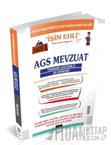 MEB AGS Mevzuat İşin Ehli Tamamı Çözümlü 40 Deneme