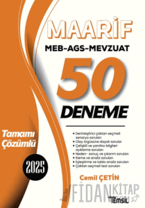 MEB-AGS Mevzuat MAARİF 50 Deneme Çözümlü
