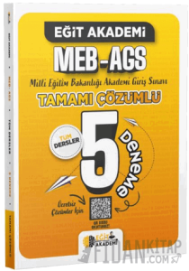MEB-AGS Tüm Dersler 5 Deneme Çözümlü
