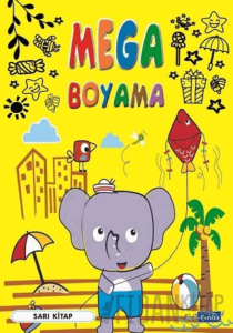 Mega Boyama-Sarı Kitap
