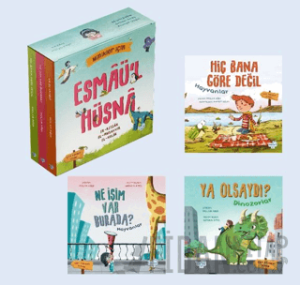 Minikler İçin Esmâü’l Hüsnâ Seti (3 Çift Taraflı Kitap (Ciltli)