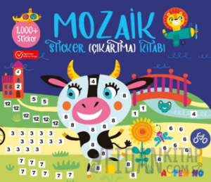 Mozaik Sticker Çıkartma Kitabı - Lacivert