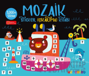 Mozaik Sticker Çıkartma Kitabı - Siyah