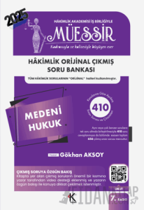 Müessir Medeni Hukuk Soru Bankası