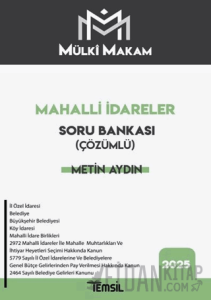 Mülki Makam Mahalli İdareler Çözümlü Soru Bankası