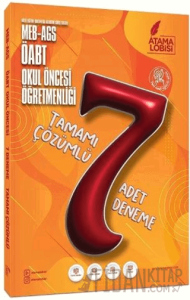 ÖABT MEB-AGS Okul Öncesi Öğretmenliği 7 Deneme Çözümlü