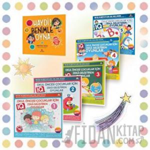 Okul Öncesi Çocuklar İçin IQ Zeka Geliştiren Oyunlar (6 kitap)