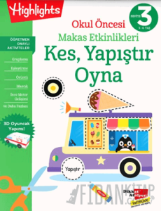 Okul Öncesi Makas Etkinlikleri Kes, Yapıştır, Oyna 3.