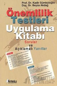Önemlilik Testleri Uygulama Kitabı