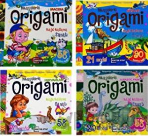 Origami Çocuklar İçin (4 Kitap Takım)
