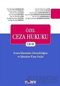 Özel Ceza Hukuku Cilt 9 (Ciltli)