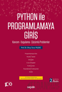 Python İle Programlamaya Giriş Kavram - Uygulama - Çözümlü Problemler