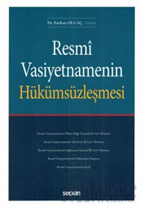 Resmi Vasiyetnamenin Hükümsüzleşmesi