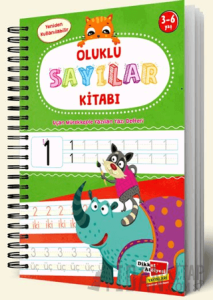 Sayıları Yazmayı Kolayca Öğreten Kitap Sihirli Uçan Kalemli Oluklu (Kabartmalı) Sayılar Kitabı (Ciltli)