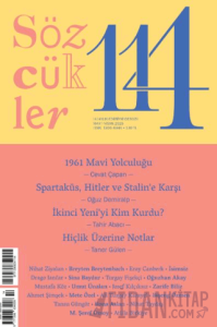 Sözcükler Dergisi 114. Sayı Mart - Nisan 2025