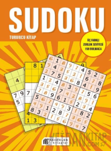 Sudoku Turuncu Kitap - Üç Farklı Zorluk Seviyesi 159 Bulmaca