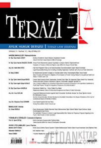 Terazi Aylık Hukuk Dergisi Sayı: 153 Mayıs 2019