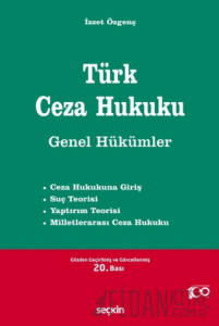 Türk Ceza Hukuku Genel Hükümler
