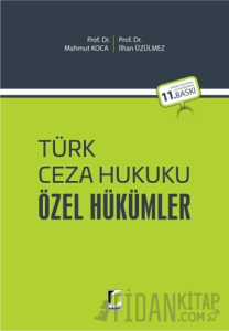 Türk Ceza Hukuku Özel Hükümler (Ciltli)