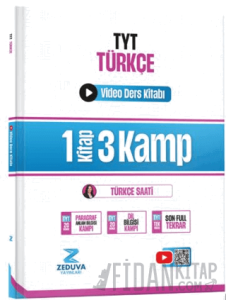 Türkçe Saati TYT Türkçe 1 Kitap 3 Kamp Video Ders Kitabı