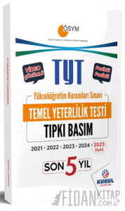 TYT Son 5 Yıl Tıpkı Basım Çıkmış Soru Kitapçıkları