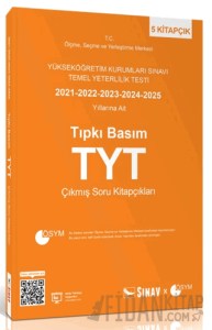 TYT Tıpkı Basım Son 5 Yıl Çıkmış Soru Kitapçıkları