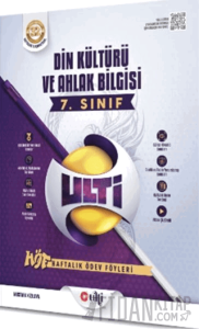 Ulti Yayınları 7. Sınıf Din Kültürü ve Ahlak Bilgisi Haftalık Ödev Föyleri