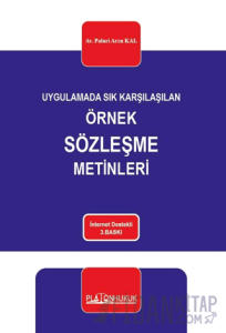 Uygulamada Sık Karşılaşılan Örnek Sözleşme Metinleri
