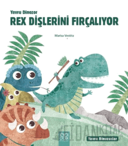 Yavru Dinozor Rex Dişlerini Fırçalıyor