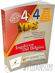 4x4 YDS Seti 4. Kitap İngilizce Dil Bilgisi Tamamı Çözümlü Soru Bankası