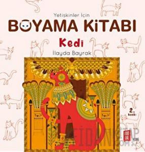 Yetişkinler İçin Boyama Kitabı - Kedi