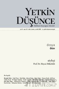 Yetkin Düşünce Dergisi Yıl: 8 Sayı 32 - Ekim, Kasım, Aralık 2025