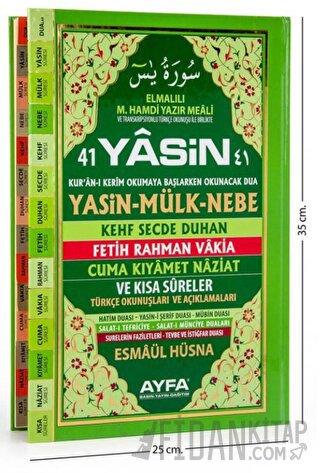 051 41 Yasin Türkçeli - Cami Boy (Ciltli)