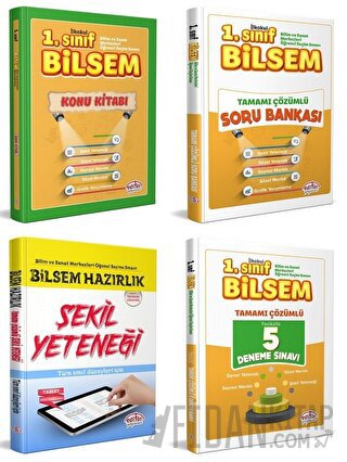 1. Sınıf Bilsem Hazırlık Kitapları 4 Kitap Set Kolektif