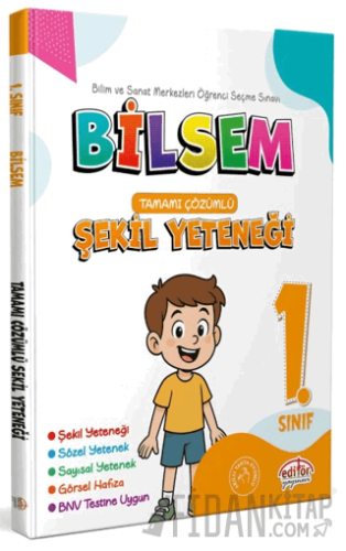1. Sınıf Bilsem Hazırlık Şekil Yeteneği Tamamı Çözümlü Kolektif
