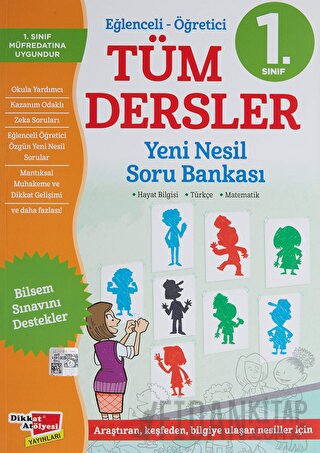 1. Sınıf Eğlenceli - Öğretici Tüm Dersler Yeni Nesil Soru Bankası Kole