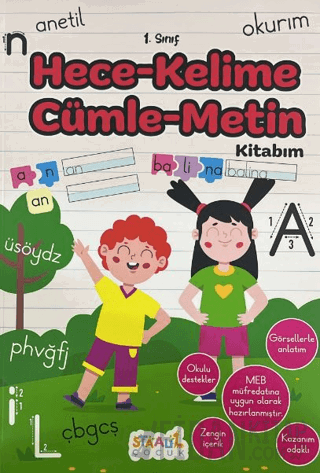 1. Sınıf Kaynak Kitapları Serisi / Hece-Kelime-Cümle-Metin Kitabım Kol