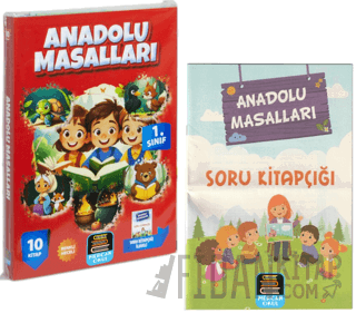 1. Sınıf Okuma Seti Anadolu Masalları 10 Kitap + Soru Kitapçığı İlaveli