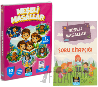 1. Sınıf Okuma Seti Neşeli Masallar 10 Kitap + Soru Kitapçığı İlaveli