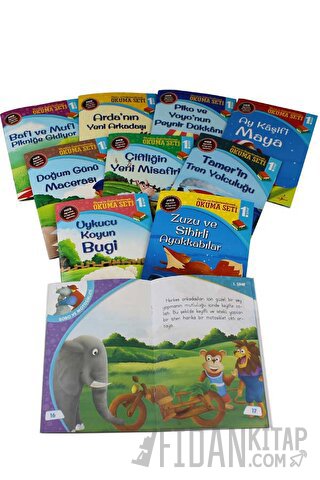 1. Sınıf Ölçme ve Değerlendirmeli Okuma Seti - 10 Kitap