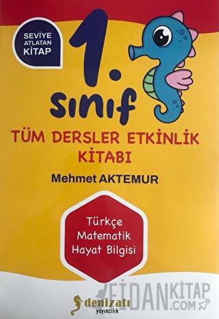 1. Sınıf Tüm Dersler Yaz Tatili Kitabı Mehmet Aktemur