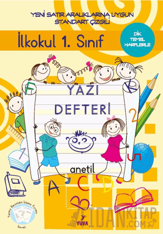 1. Sınıf Yazı Defteri Standart Çizgili