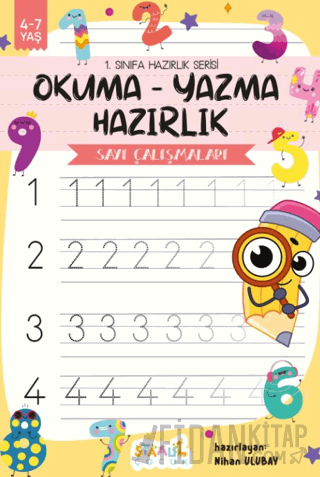 1. Sınıfa Hazırlık Serisi / Okuma - Yazma Hazırlık / Sayı Çalışmaları Aktivite Kitabı