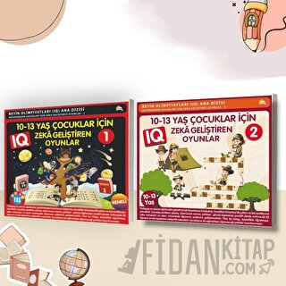 10-13 Yaş Çocuklar için Zeka Geliştiren Oyunlar (2 Kitap) Bahar Çelik