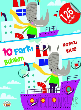 10 Farkı Bulalım - Kırmızı Kitap
