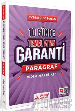 10 Günde Temel Atma Garanti Paragraf Video Ders Kitabı Kolektif