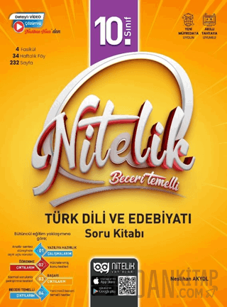 10. Sınıf Beceri Temelli Türk Dili ve Edebiyatı Soru Kitabı