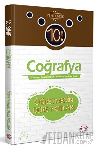 10. Sınıf Coğrafya Öğretmenin Ders Notları Kolektif